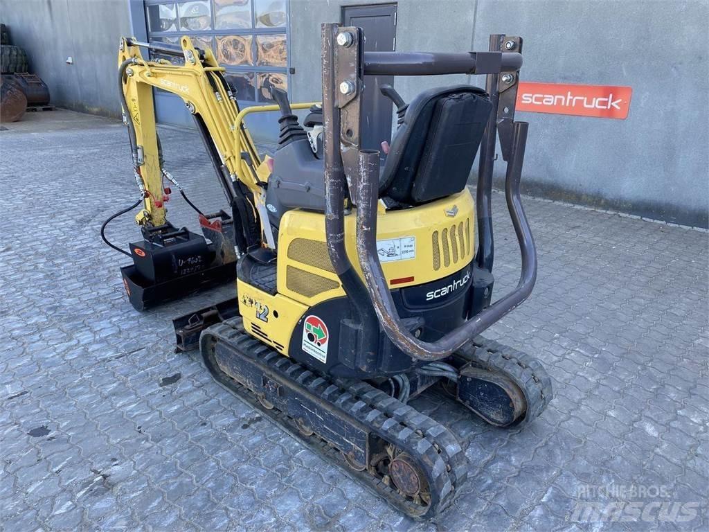 Yanmar VIO12 Gravemaskiner på hjul