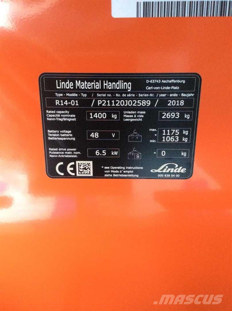 Linde R14 Reachtruck