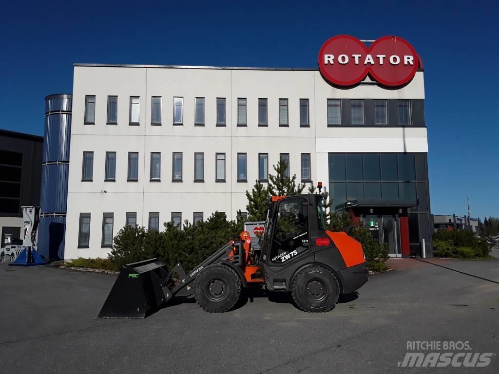 Hitachi ZW75-6 Læssemaskiner på hjul