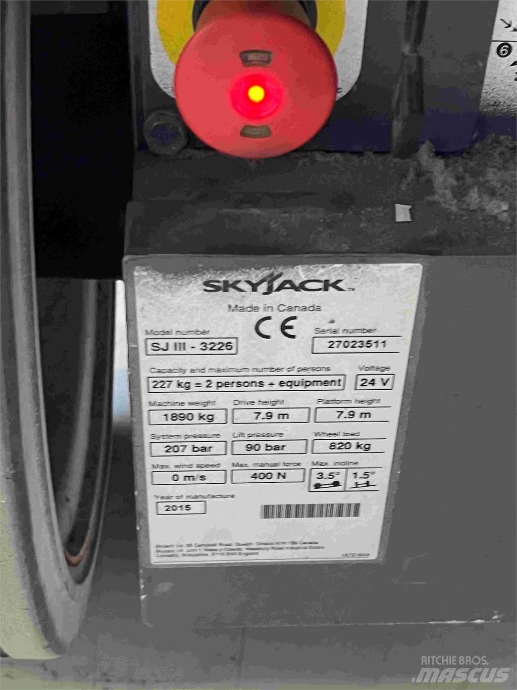 SkyJack SJ3226 Saxlifte