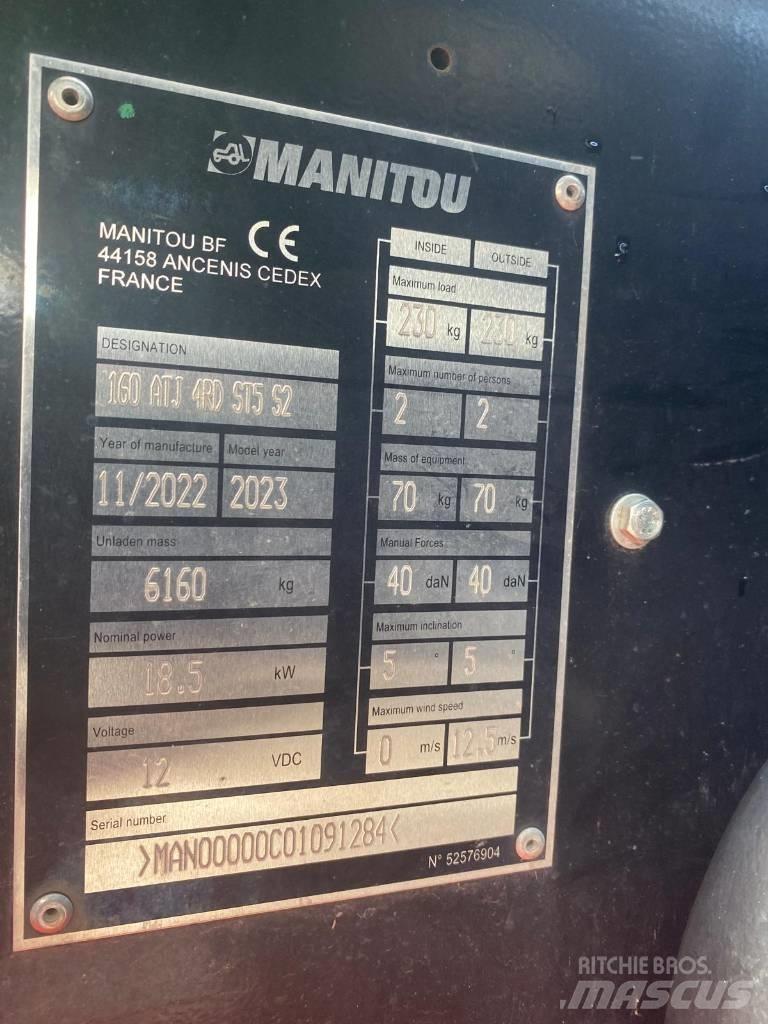 Manitou 160 ATJ Bomlifte med knækarm