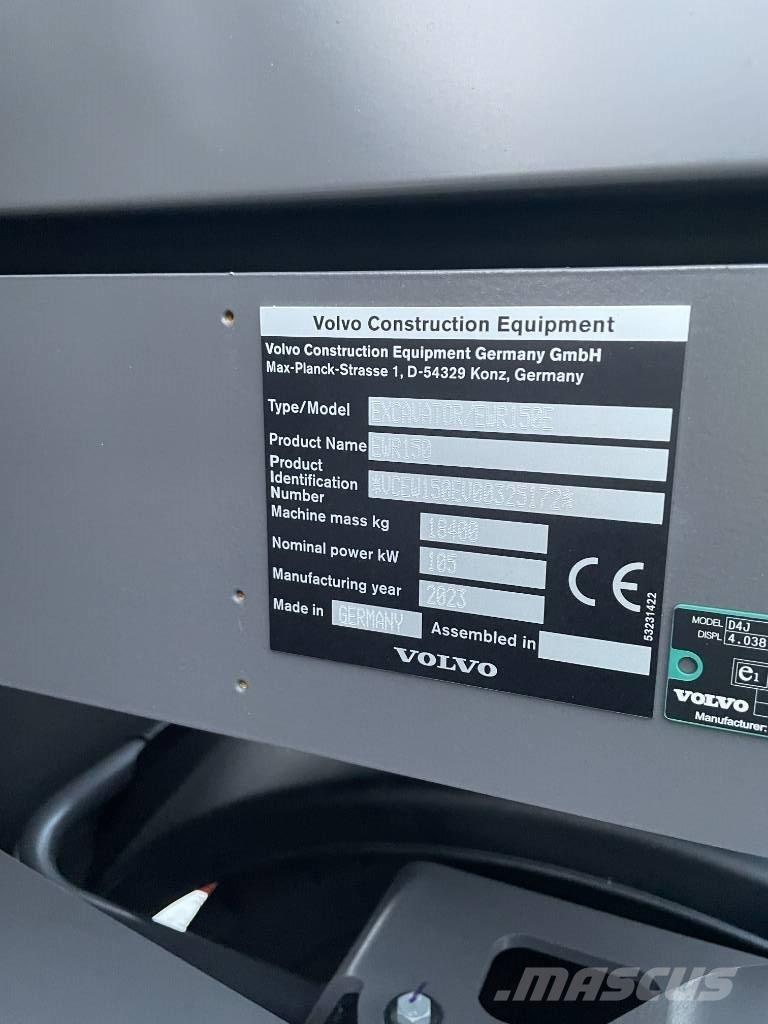 Volvo EWR 150 E Gravemaskiner på hjul