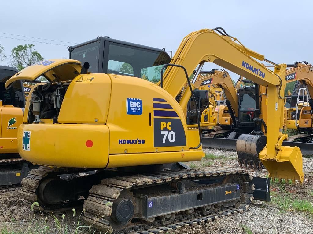 Komatsu PC 70 Midi-gravemaskiner 7t - 12t