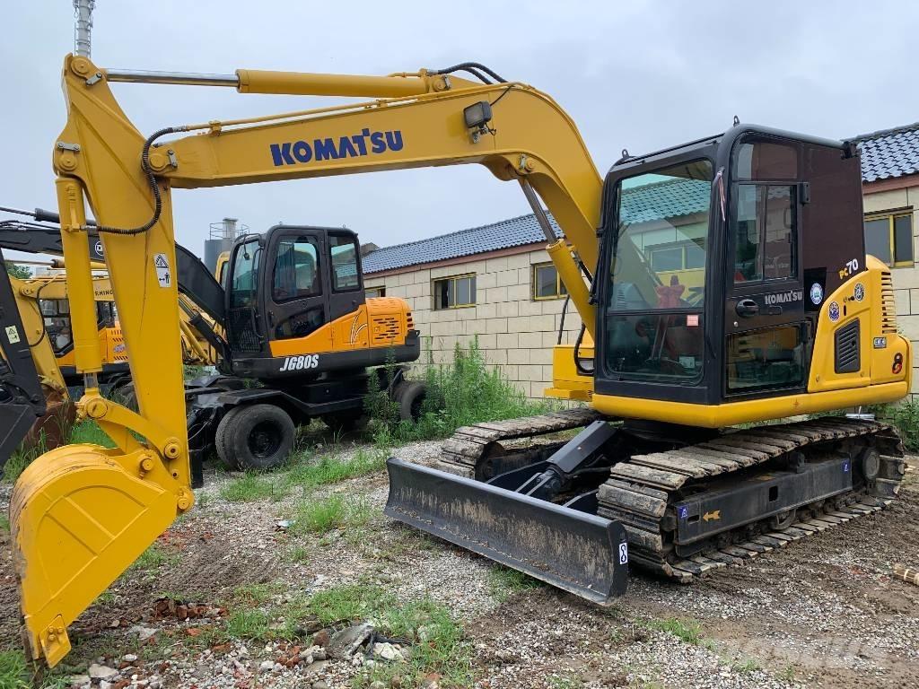 Komatsu PC 70 Midi-gravemaskiner 7t - 12t