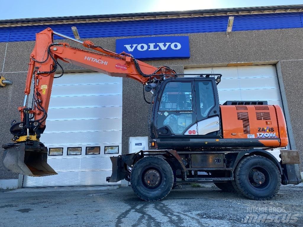 Hitachi ZX170w-6 2P Gravemaskiner på hjul