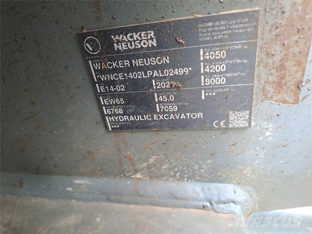 Wacker Neuson EW65 Gravemaskiner på hjul