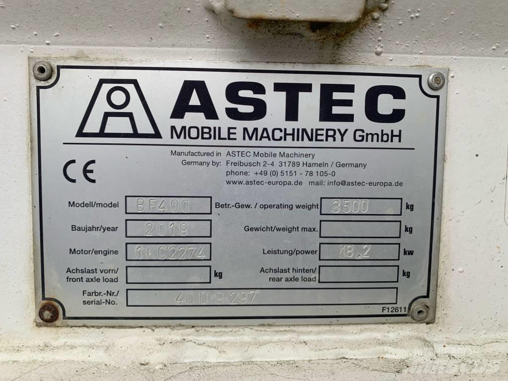 Astec BF400 Andre vejbygningsmaskiner