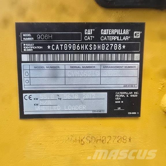 CAT 906H Læssemaskiner på hjul