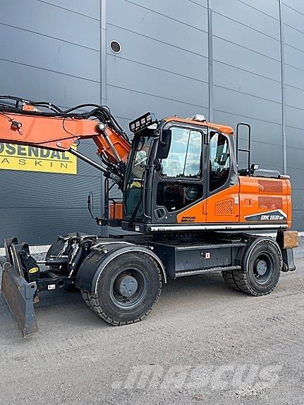 Doosan DX160W-7 Gravemaskiner på larvebånd
