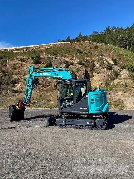Kobelco SK75SR-7 Midi-gravemaskiner 7t - 12t