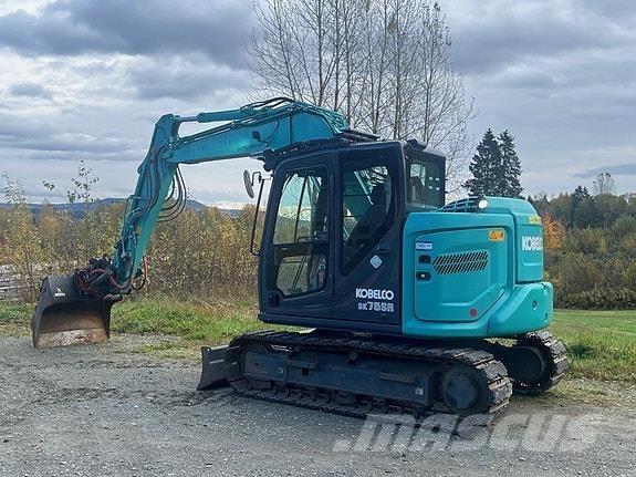Kobelco SK75SR-7 Gravemaskiner på larvebånd