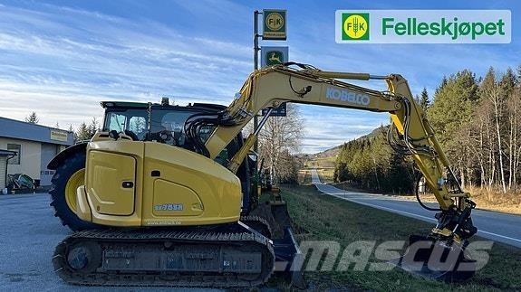 Kobelco SK75SR-7 Gravemaskiner på larvebånd