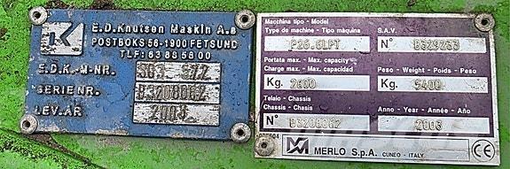 Merlo P26.6LPT Teleskoplæssere