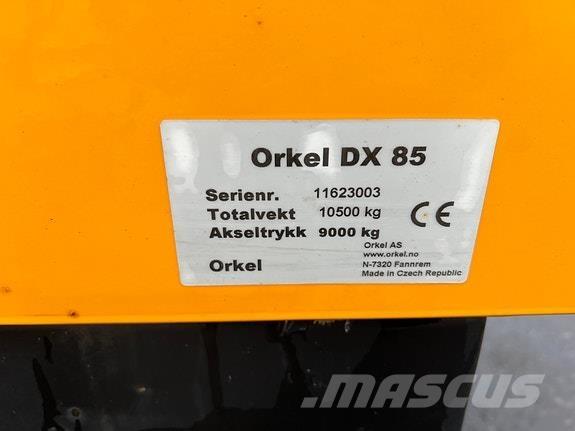 Orkel DX85 Almindelige vogne