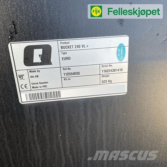 Quicke 240VL+ Andet udstyr til vej- og snerydning