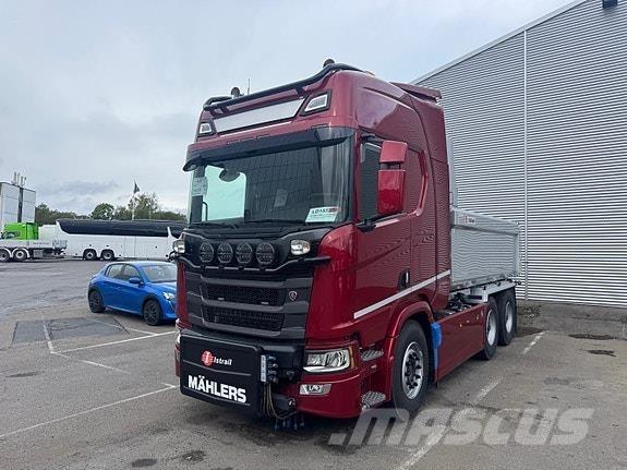 Scania R660B6x4NB Lastbiler med tip
