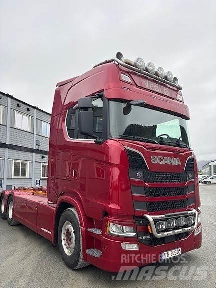 Scania S 580 Demonterbare/wirehejs lastbiler