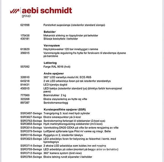 Schmidt Swingo 200+ Entreprenør - Andet