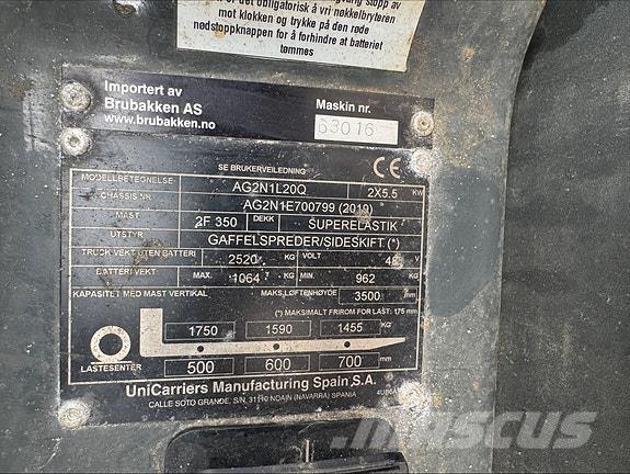 TCM FTB20 63016 Diesel gaffeltrucks