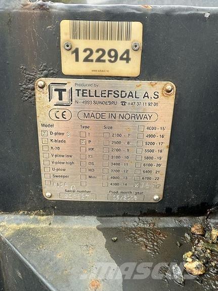Tellefsdal D3600 Andet udstyr til vej- og snerydning