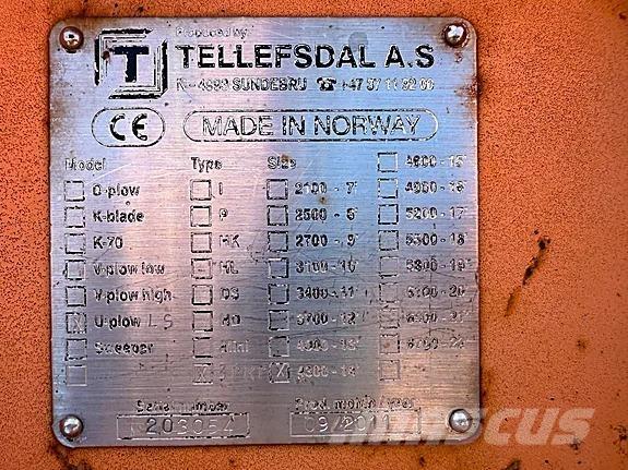 Tellefsdal U-4300 Andet udstyr til vej- og snerydning