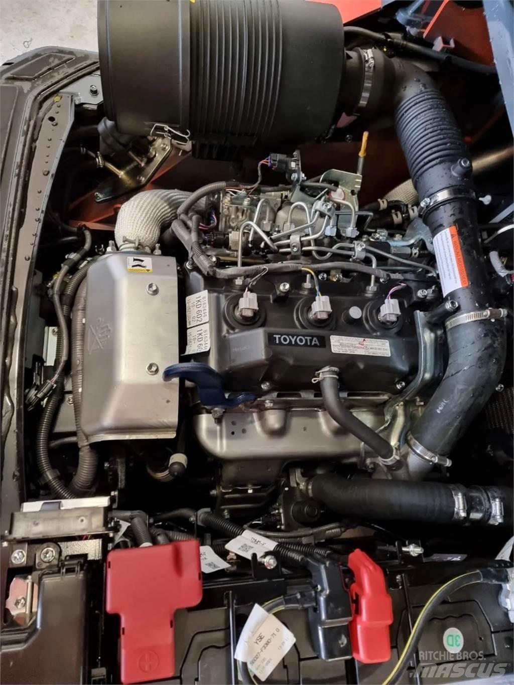 Toyota 8FD70F Diesel gaffeltrucks