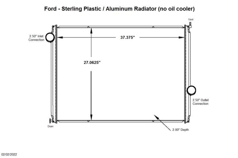 Ford L9000 Radiatorer