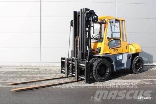 TCM FD 80-9 Diesel gaffeltrucks