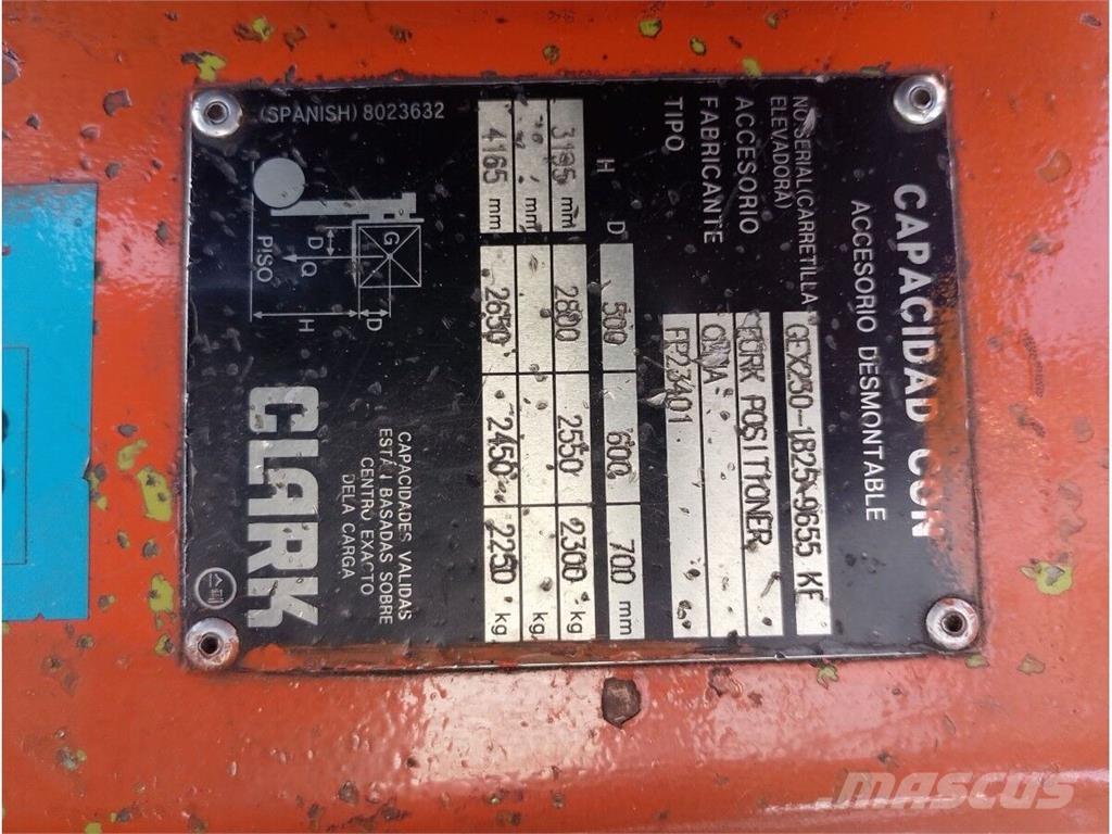 Clark GEX30 Trucks - Andet