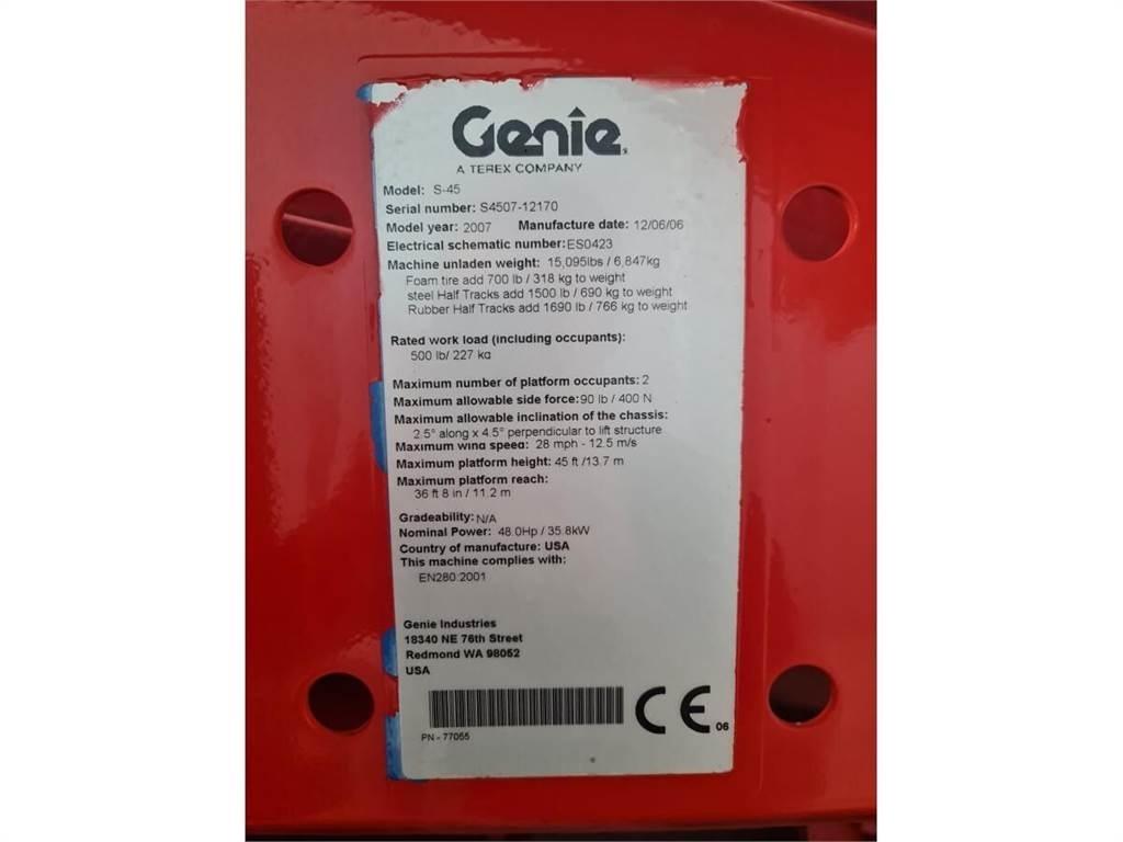 Genie S-45 Teleskoplifte