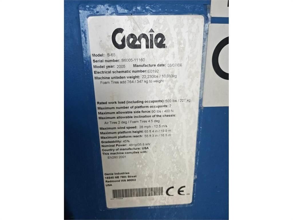 Genie S-65 Teleskoplifte