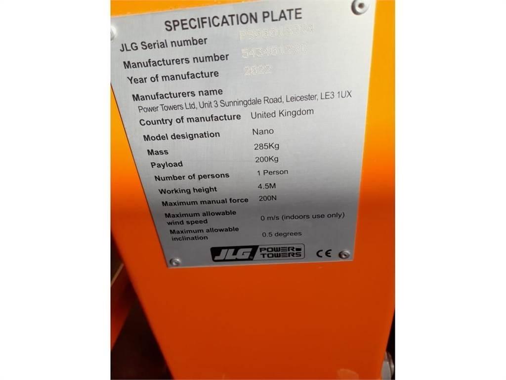 JLG NANO Søjlelifte