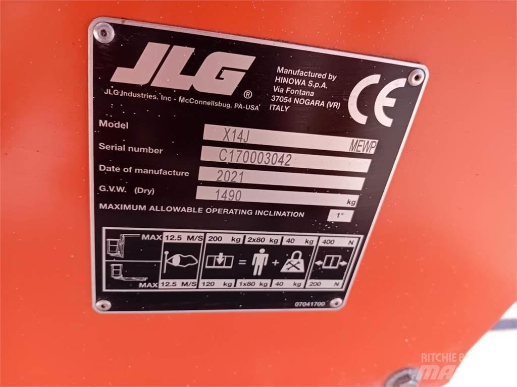 JLG X14J Bomlifte med knækarm