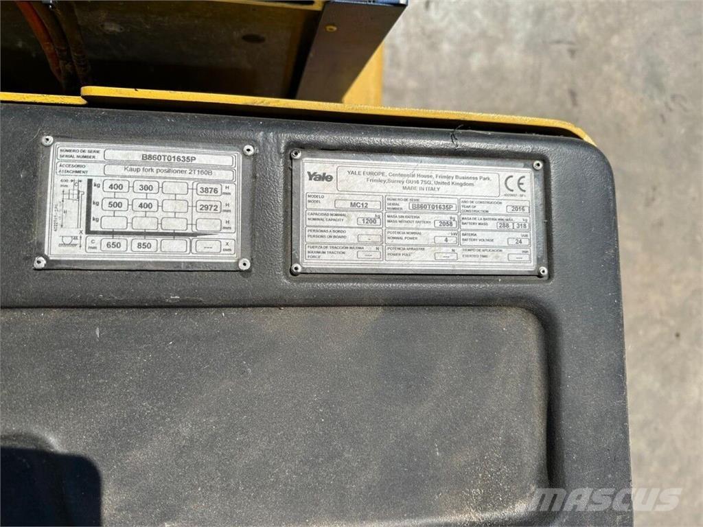 Yale MC12 Trucks - Andet