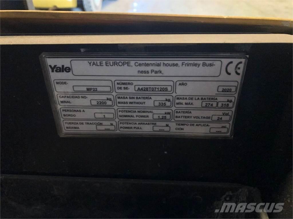 Yale MP22 Manuelle stablere