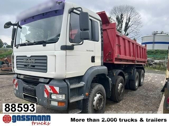 MAN TGA 35.400 8x4 BB Lastbiler med tip