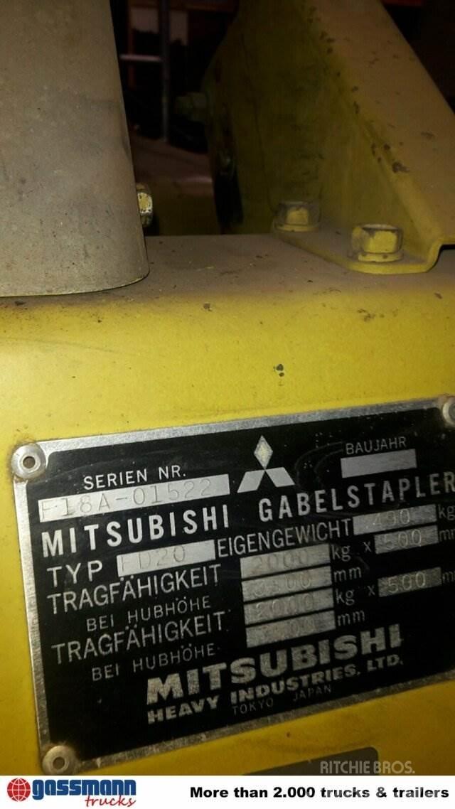 Mitsubishi FD20 Entreprenør - Andet