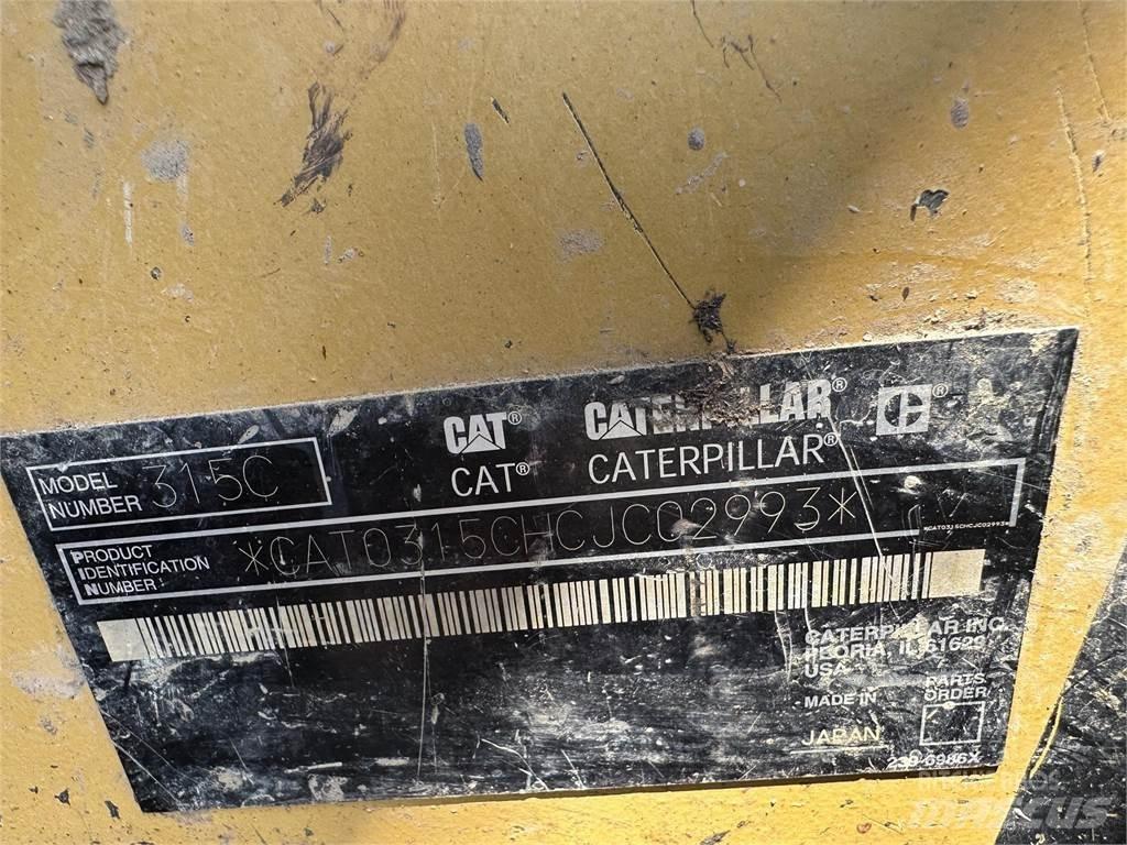 CAT 315C Gravemaskiner på larvebånd