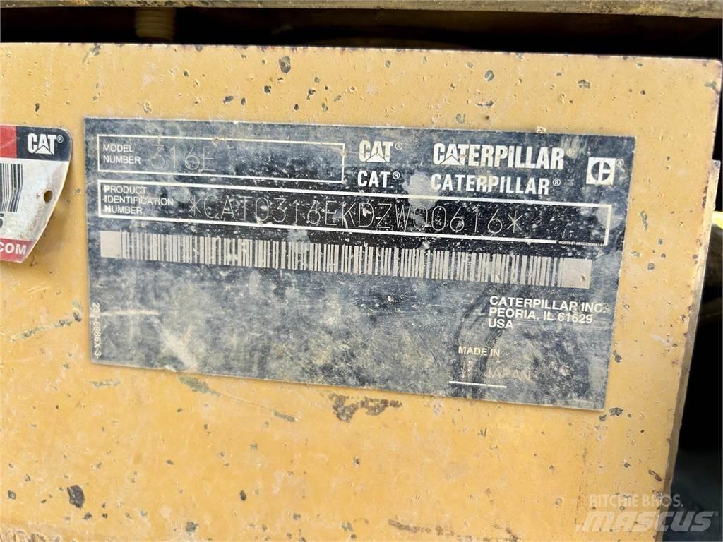 CAT 316EL Gravemaskiner på larvebånd