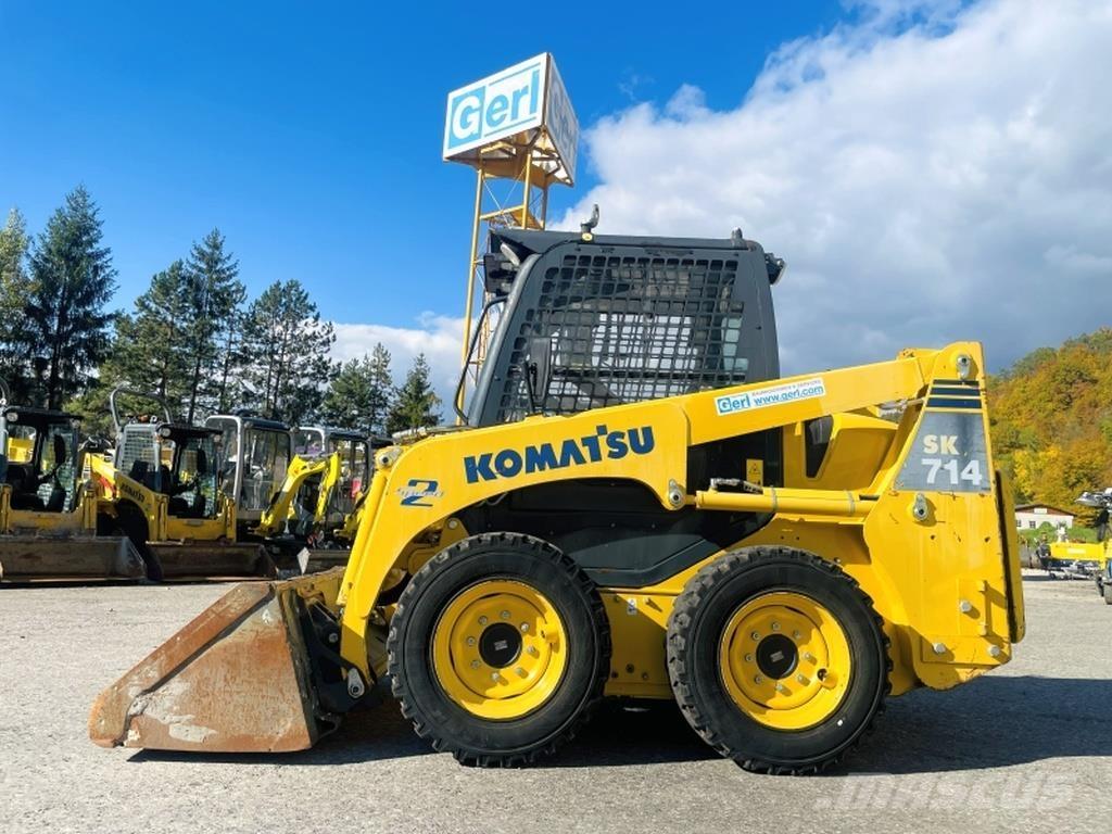 Komatsu SK714 Minilæsser - skridstyret