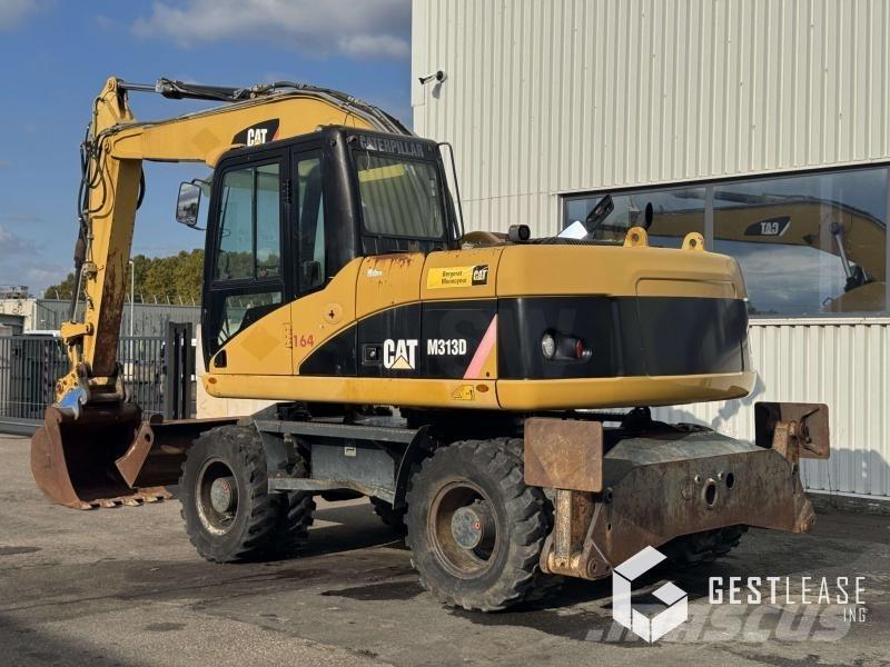 CAT M313D Gravemaskiner på hjul