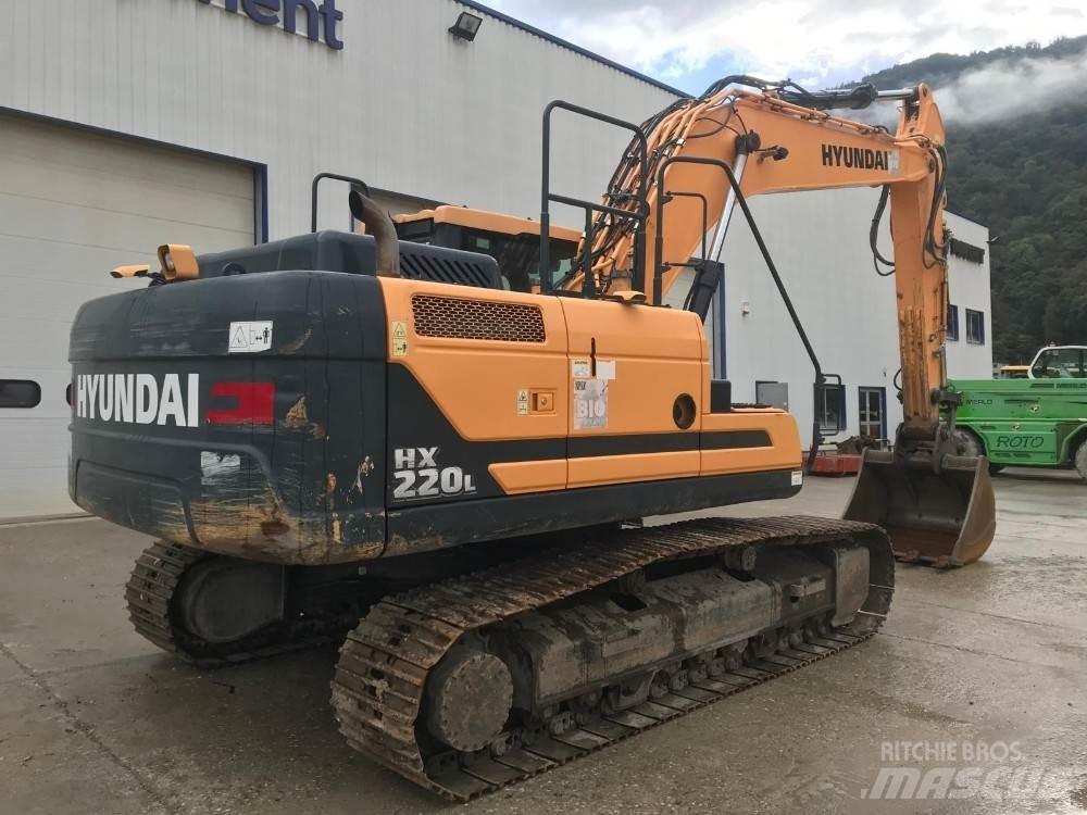 Hyundai HX220L Gravemaskiner på larvebånd