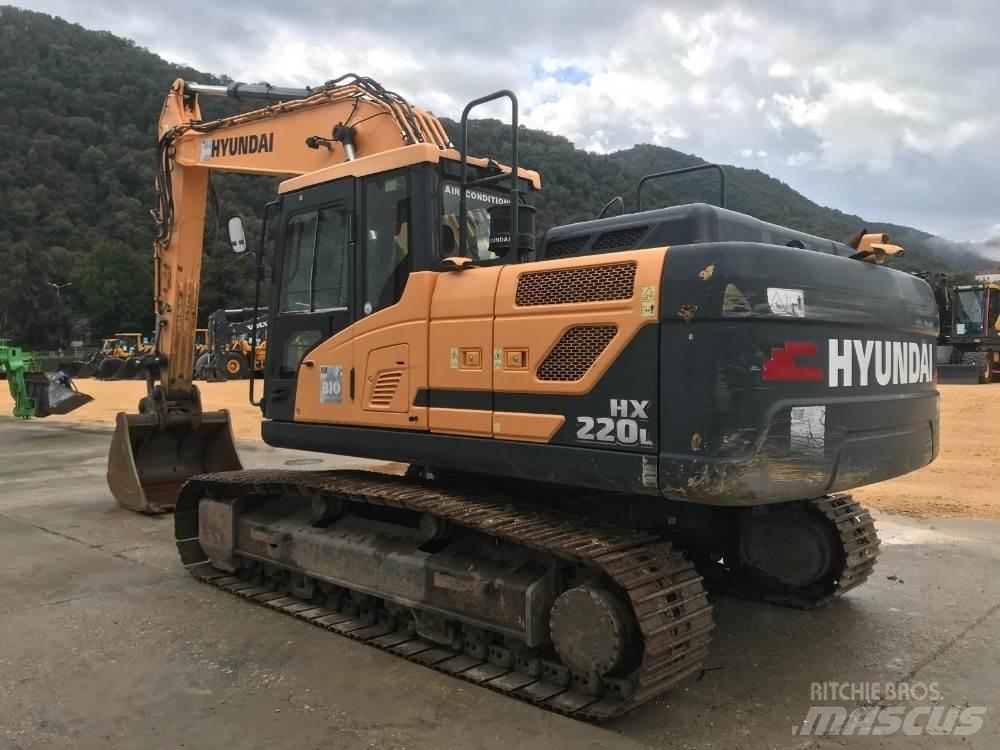 Hyundai HX220L Gravemaskiner på larvebånd