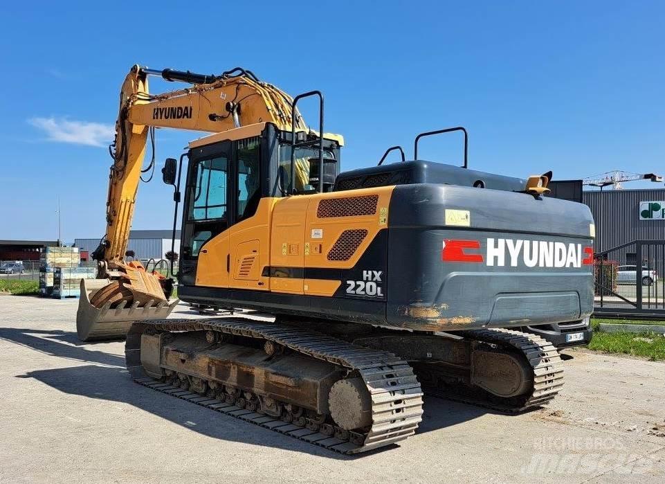 Hyundai HX220L Gravemaskiner på larvebånd