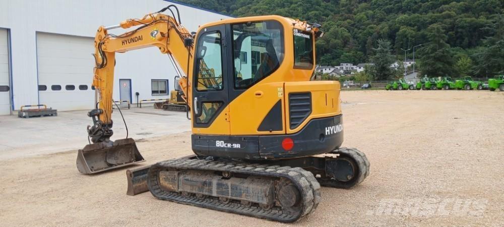 Hyundai R80CR-9A Midi-gravemaskiner 7t - 12t