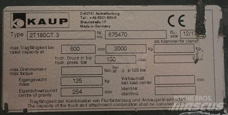 Kaup 2T180CT.3 Klemmer