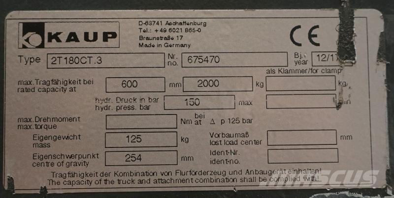 Kaup 2T180CT.3 Klemmer