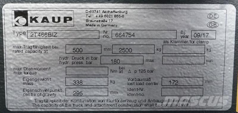 Kaup 2T466BIZ Andet Tilbehør og dele