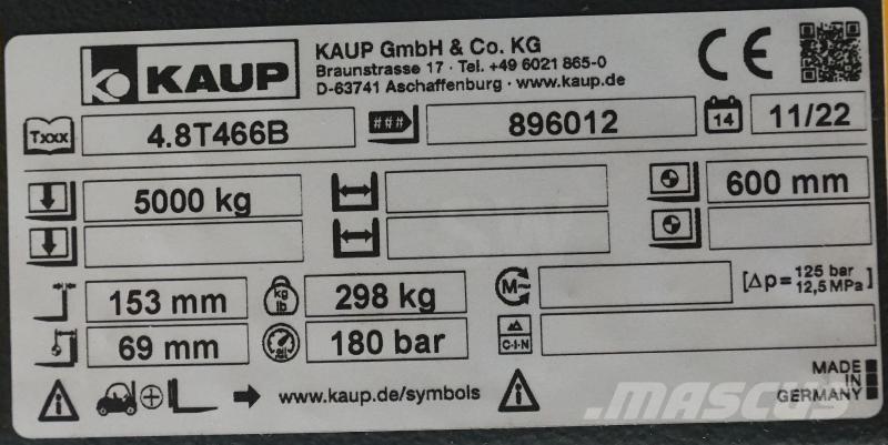 Kaup 4,8T466B Andet Tilbehør og dele
