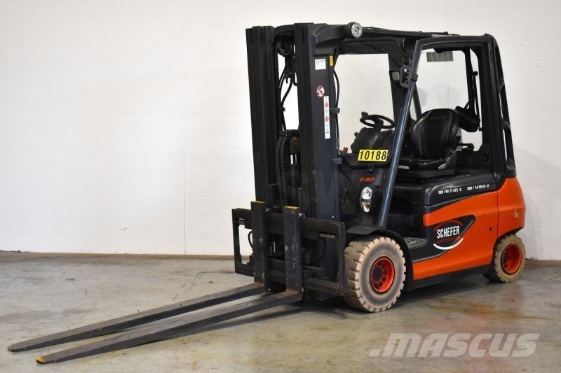 Linde E 30 387 El gaffeltrucks